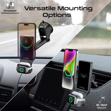 Load image into Gallery viewer, Promate 3-in-1 MagSafe Compatible Car Wireless Charging Station