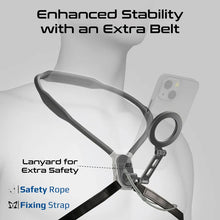 Load image into Gallery viewer, Promate Flexible Neckband MagSafe Compatible Phone Mount for Handsfree POV