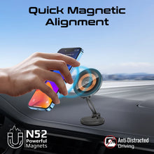 Load image into Gallery viewer, promate 360° Cradleless 15W MagSafe Compatible Car Charger