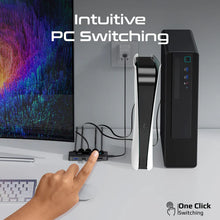 Load image into Gallery viewer, Promate 4K@60Hz KVM Switch with USB 3.0 Expansion