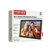 Load image into Gallery viewer, promate 10.1" Vibrant Full HD Smart Multimedia Wi-Fi Digital Photo Frame