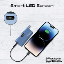 Load image into Gallery viewer, Promate Pocket Fast Charging Power Bank 5000mah with Foldable USB-C Connector and Lightning Cable