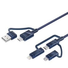 Load image into Gallery viewer, PROMATE 6-in-1 Hybrid Multi-Connector cable for Charging & Data Transfer