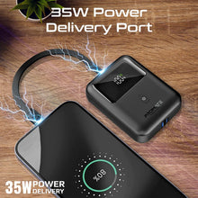 Load image into Gallery viewer, Promate Power Bank 35w Super Speed Built In Usb-c 10000mah