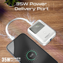 Load image into Gallery viewer, Promate Power Bank 35w Super Speed Built In Usb-c 10000mah