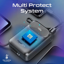 Load image into Gallery viewer, Promate Ultra Compact 35W SuperSpeed Power Bank20000mah with Built-In USB-C & Lightning Cable