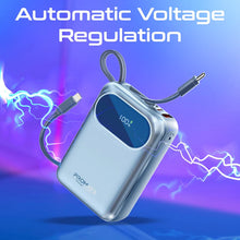 Load image into Gallery viewer, Promate Ultra Compact 35W SuperSpeed Power Bank20000mah with Built-In USB-C & Lightning Cable