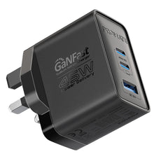 Load image into Gallery viewer, PROMATE 45W Power Delivery GaNFast™ Charger with Quick Charge 3.0