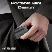 Load image into Gallery viewer, Promate Ultra-Compact Fast Charging Power Bank with Dual foldable USB-C™ & Lightning Connectors