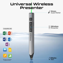 Load image into Gallery viewer, promate Universal Intuitive Wireless Presenter with Stylus Pen
