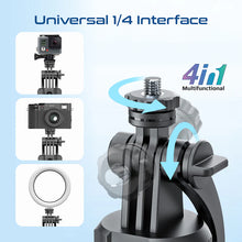 Load image into Gallery viewer, Promate 360° Ai Face Tracking Telescopic Selfie Stick with Auto Pop open Tripod Base