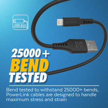 Load image into Gallery viewer, Fabric Braided Usb To Lightning Connector Cable 1m