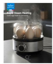 Load image into Gallery viewer, BRAVE Smart Egg Cooker Boiler 7 Eggs 400W Fast Steam with Timer