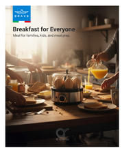 Load image into Gallery viewer, BRAVE Smart Egg Cooker Boiler 7 Eggs 400W Fast Steam with Timer