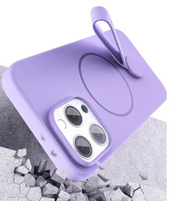 Load image into Gallery viewer, silicone magnetic phone case for iphone