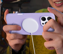 Load image into Gallery viewer, silicone magnetic phone case for iphone