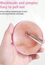 Load image into Gallery viewer, 10X Magnifying Mirror, Small Magnifying Mirror With Suction Cup And Tweezers