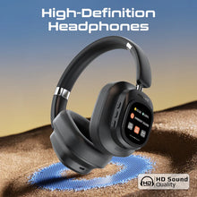 Load image into Gallery viewer, promate High-Definition Hybrid ANC Headphones with Detachable Magnetic LCD Touch Screen Controller