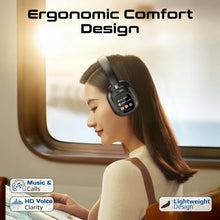 Load image into Gallery viewer, promate High-Definition Hybrid ANC Headphones with Detachable Magnetic LCD Touch Screen Controller