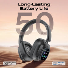 Load image into Gallery viewer, promate High-Definition Hybrid ANC Headphones with Detachable Magnetic LCD Touch Screen Controller