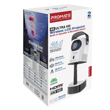 Load image into Gallery viewer, promate 4k ultra hd wireless lcd projector