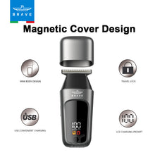 Load image into Gallery viewer, BRAVE Mini Men’s Hair Trimmer Zero Gapped T-Blade Beard Trimmer