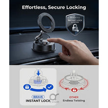 Load image into Gallery viewer, BRAVE Vacuum Suction Magnetic Car Mount