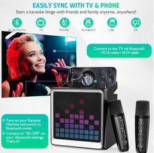 Load image into Gallery viewer, Karaoke Machine for Children and Adults, Portable Bluetooth Speaker
