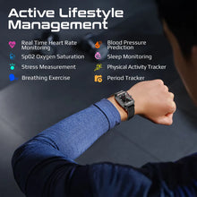 Load image into Gallery viewer, promate ActivLife™ Curved AMOLED Screen Smartwatch with BT Calling