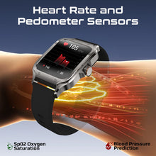Load image into Gallery viewer, promate ActivLife™ Curved AMOLED Screen Smartwatch with BT Calling