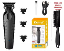 Load image into Gallery viewer, KEMEI Mens Hair Clippers Trimmers 0mm T-Blade Bald Head Beard Trimmer KM-2299