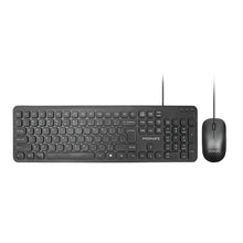 Load image into Gallery viewer, Promate Quiet Key Wired Compact KeyBoard & Mouse