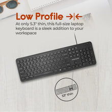 Load image into Gallery viewer, Promate Quiet Key Wired Compact KeyBoard & Mouse