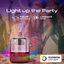 Load image into Gallery viewer, Promate Hd Lumisound® 360° Surround Sound Speaker 10w