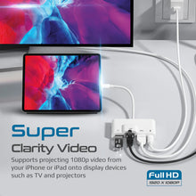 Load image into Gallery viewer, Promate 4-in-1 Multimedia Hub With Lightning Connector