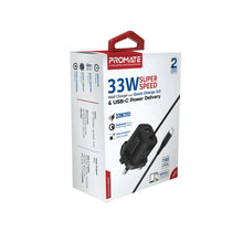 Load image into Gallery viewer, Promate 33w Super Speed Wall Charger With Quick Charge 3.0 Usb-c Power Delivery