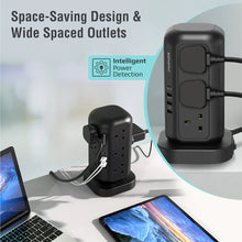 Load image into Gallery viewer, promate 16-in-1 Multi-Socket Surge Protected Power Tower