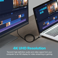 Load image into Gallery viewer, Promate DisplayPort to HDMI to hdmi 2m