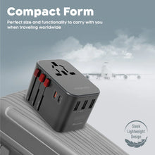 Load image into Gallery viewer, Promate Smart Charging Surge Protected Universal Travel Adapter 36w
