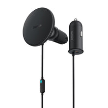 Load image into Gallery viewer, Baseus Magnetic Wireless Charging Car Mount 40W (Wireless Charging 15w+USB-A 25W)