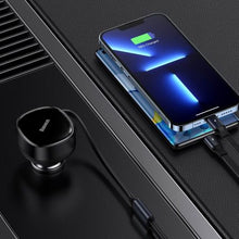 Load image into Gallery viewer, Baseus Enjoyment Retractable 2-in-1 Car Charger C+L 30W