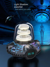 Load image into Gallery viewer, Bluetooth Speaker Table Desk Lamp Clock Audio RGB Rhythm Atmosphere Light Waterfall Bass Wireless Speakers