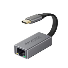 Load image into Gallery viewer, promate High Speed USB-C to Gigabit Ethernet Adapter