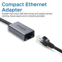 Load image into Gallery viewer, promate High Speed USB-C to Gigabit Ethernet Adapter