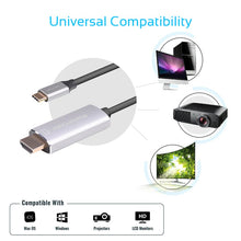 Load image into Gallery viewer, Promate USB-C to HDMI Audio Video Cable with Ultra HD Support