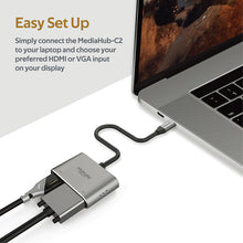 Load image into Gallery viewer, Promate High Definition Usb-c Display Adapter