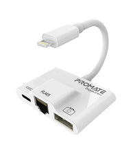 Load image into Gallery viewer, Promate 3-in-1 High Speed OTG Lightning Hub