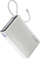 Load image into Gallery viewer, Promate 20000Mah Power Bank With Built-In Usb-C Cable, 35W Pd Fast Charging Portable Charger With Tft Smart Display, 3-Port, Usb-C, Usb-A For Ipad, Iphone 17/16 Series, Samsung S26 Ultra, Airpods More
