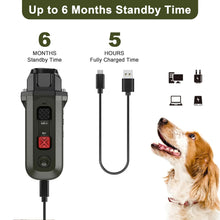 Load image into Gallery viewer, U10 Black Rechargeable Ultrasonic Dog Trainer With Manual
