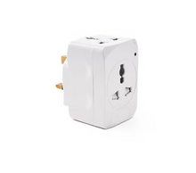Load image into Gallery viewer, Power Adapter, 3-Pin UK to Multi-Socket Converter
